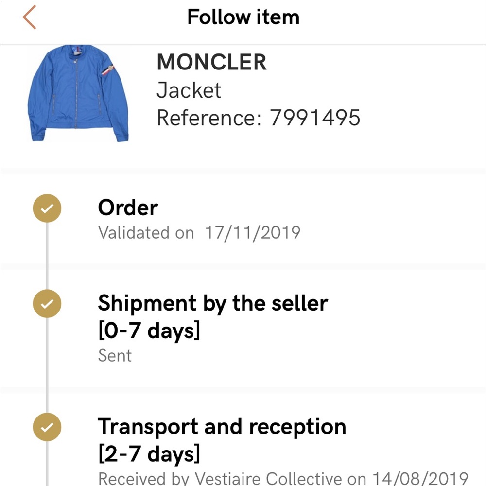 Moncler jacket - Picture 5 of 6